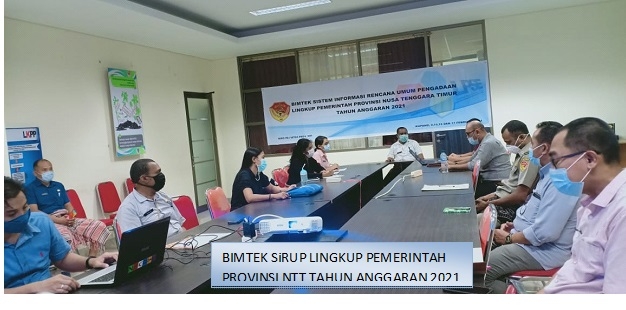 Bimtek SiRUP Tahun Anggaran 2021